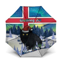 Iceland Christmas Umbrella Yule Cat Gledileg Jol - Wonder Print Shop