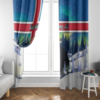 Iceland Christmas Window Curtain Yule Cat Gledileg Jol - Wonder Print Shop