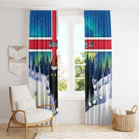 Iceland Christmas Window Curtain Yule Cat Gledileg Jol - Wonder Print Shop