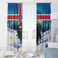 Iceland Christmas Window Curtain Yule Cat Gledileg Jol - Wonder Print Shop