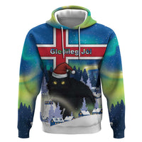 Iceland Christmas Zip Hoodie Yule Cat Gledileg Jol - Wonder Print Shop