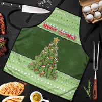 Cactus Christmas Apron Merry Cactmas - Wonder Print Shop