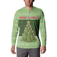 Cactus Christmas Button Sweatshirt Merry Cactmas - Wonder Print Shop