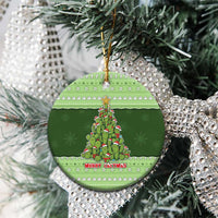 Cactus Christmas Ceramic Ornament Merry Cactmas - Wonder Print Shop