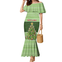 Cactus Christmas Family Matching Mermaid Dress and Hawaiian Shirt Merry Cactmas - Wonder Print Shop