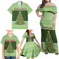 Cactus Christmas Family Matching Off Shoulder Maxi Dress and Hawaiian Shirt Merry Cactmas - Wonder Print Shop