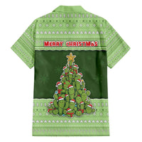 Cactus Christmas Family Matching Short Sleeve Bodycon Dress and Hawaiian Shirt Merry Cactmas - Wonder Print Shop