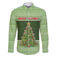 Cactus Christmas Family Matching Tank Maxi Dress and Hawaiian Shirt Merry Cactmas - Wonder Print Shop