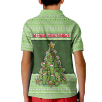 Cactus Christmas Kid Polo Shirt Merry Cactmas - Wonder Print Shop