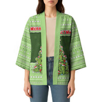 Cactus Christmas Kimono Merry Cactmas - Wonder Print Shop