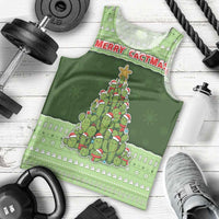 Cactus Christmas Men Tank Top Merry Cactmas - Wonder Print Shop