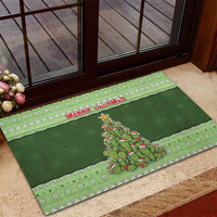 Cactus Christmas Rubber Doormat Merry Cactmas - Wonder Print Shop