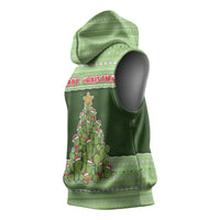 Cactus Christmas Sleeveless Hoodie Merry Cactmas - Wonder Print Shop