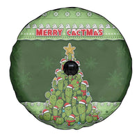 Cactus Christmas Spare Tire Cover Merry Cactmas - Wonder Print Shop