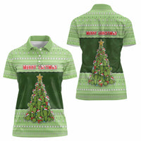 Cactus Christmas Women Polo Shirt Merry Cactmas - Wonder Print Shop