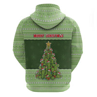 Cactus Christmas Zip Hoodie Merry Cactmas - Wonder Print Shop