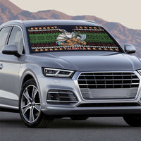 Vikings Christmas Auto Sun Shade Warrior Santa - Wonder Print Shop