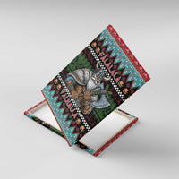 Vikings Christmas Canvas Wall Art Warrior Santa - Wonder Print Shop