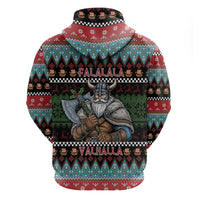 Vikings Christmas Hoodie Warrior Santa - Wonder Print Shop