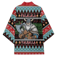 Vikings Christmas Kimono Warrior Santa - Wonder Print Shop