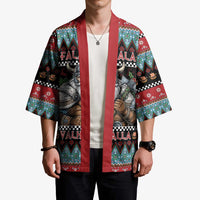 Vikings Christmas Kimono Warrior Santa - Wonder Print Shop