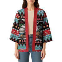 Vikings Christmas Kimono Warrior Santa - Wonder Print Shop