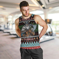 Vikings Christmas Men Tank Top Warrior Santa - Wonder Print Shop