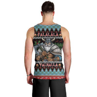 Vikings Christmas Men Tank Top Warrior Santa - Wonder Print Shop