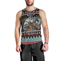 Vikings Christmas Men Tank Top Warrior Santa - Wonder Print Shop