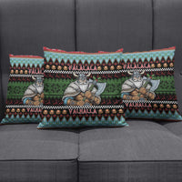 Vikings Christmas Pillow Cover Warrior Santa - Wonder Print Shop
