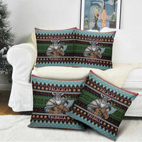 Vikings Christmas Pillow Cover Warrior Santa - Wonder Print Shop