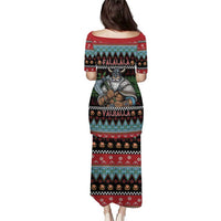 Vikings Christmas Puletasi Warrior Santa - Wonder Print Shop