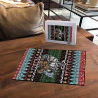 Vikings Christmas Puzzle Warrior Santa - Wonder Print Shop