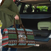 Vikings Christmas Travel Bag Warrior Santa - Wonder Print Shop