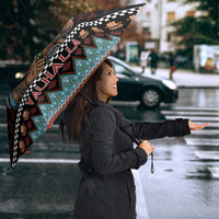 Vikings Christmas Umbrella Warrior Santa - Wonder Print Shop