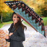 Vikings Christmas Umbrella Warrior Santa - Wonder Print Shop