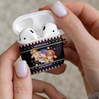 Astronaut Christmas AirPods Case Gingerbread In Space - Wonder Print Shop