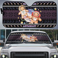 Astronaut Christmas Auto Sun Shade Gingerbread In Space - Wonder Print Shop