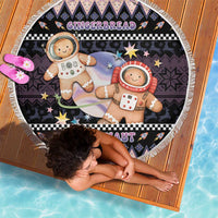 Astronaut Christmas Beach Blanket Gingerbread In Space - Wonder Print Shop