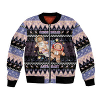 Astronaut Christmas Bomber Jacket Gingerbread In Space - Wonder Print Shop