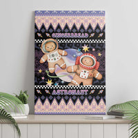 Astronaut Christmas Canvas Wall Art Gingerbread In Space - Wonder Print Shop