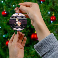 Astronaut Christmas Ceramic Ornament Gingerbread In Space - Wonder Print Shop