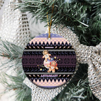 Astronaut Christmas Ceramic Ornament Gingerbread In Space - Wonder Print Shop