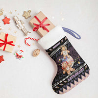 Astronaut Christmas Stocking Gingerbread In Space - Wonder Print Shop