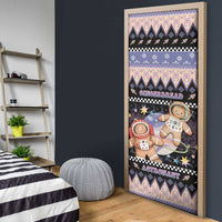 Astronaut Christmas Door Cover Gingerbread In Space - Wonder Print Shop