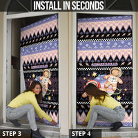 Astronaut Christmas Door Cover Gingerbread In Space - Wonder Print Shop