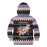 Astronaut Christmas Kid Hoodie Gingerbread In Space - Wonder Print Shop