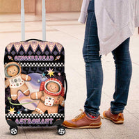 Astronaut Christmas Luggage Cover Gingerbread In Space - Wonder Print Shop