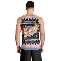 Astronaut Christmas Men Tank Top Gingerbread In Space - Wonder Print Shop