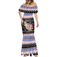 Astronaut Christmas Mermaid Dress Gingerbread In Space - Wonder Print Shop